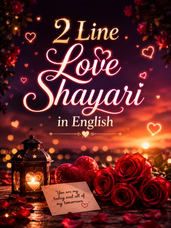 _2 Line Love Shayari in English
