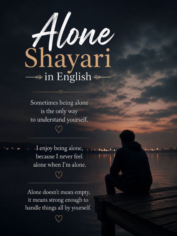 _Alone Shayari in English