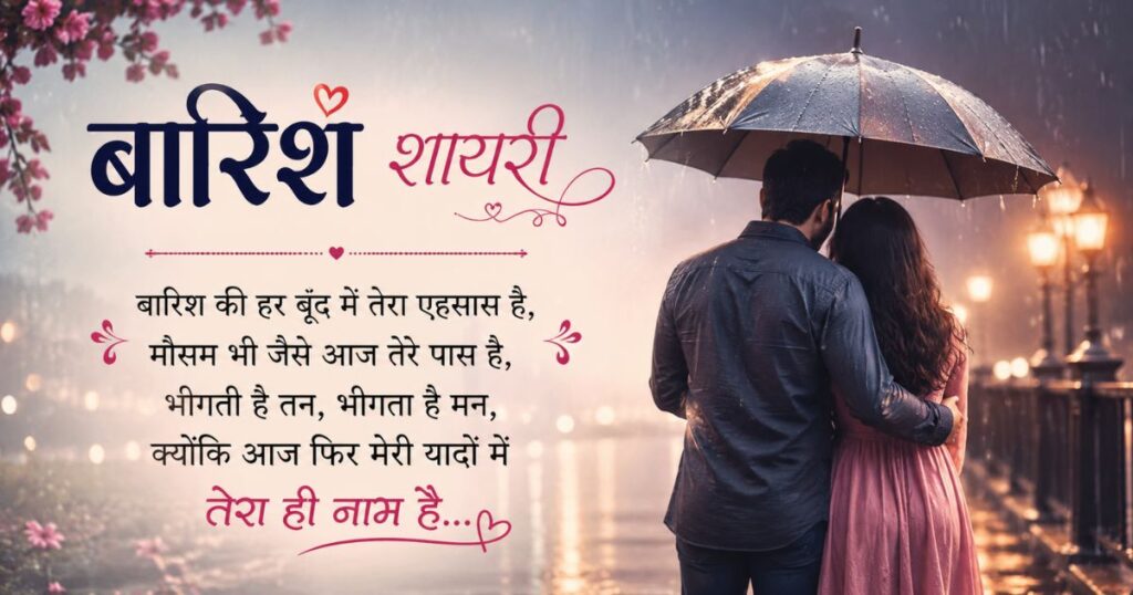 Barish Shayari in Hindi