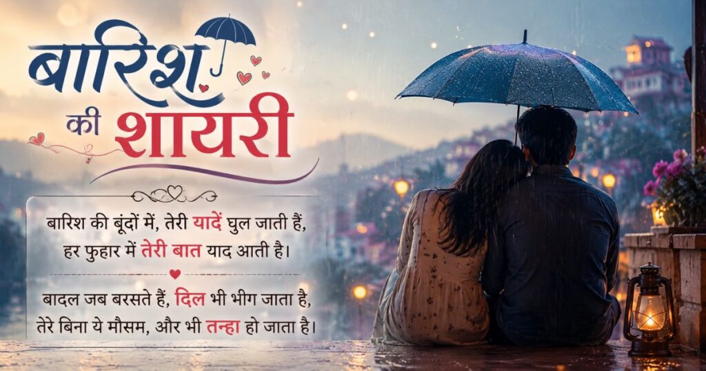 Barish ki Shayari