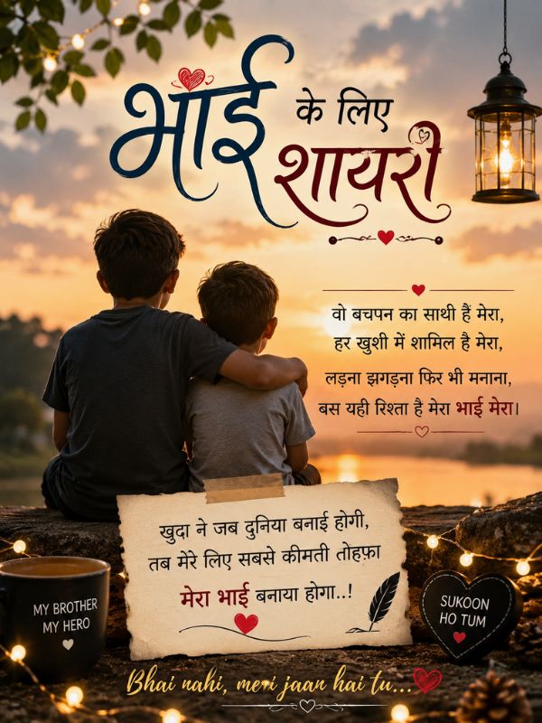 Bhai ke Liye Shayari