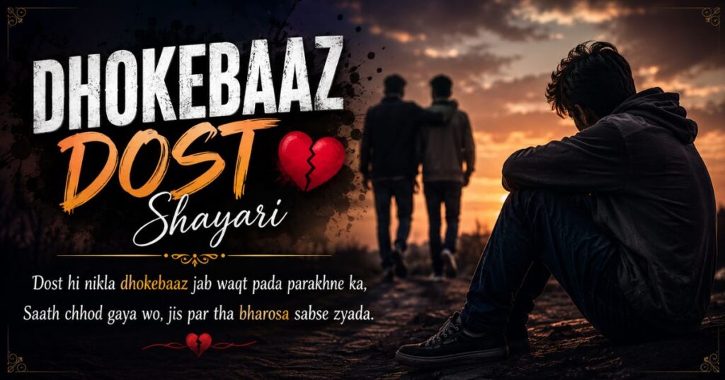 Dhokebaaz Dost Shayari