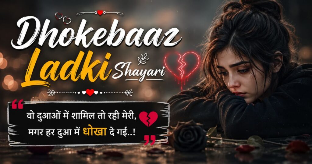 Dhokebaaz Ladki Shayari