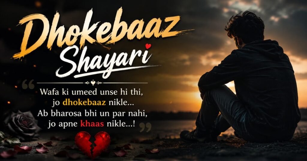 Dhokebaaz Shayari