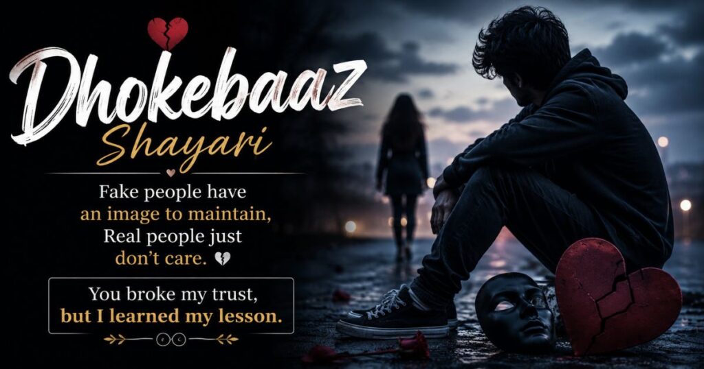 Dhokebaaz Shayari in English