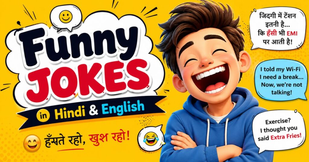 Funny Jokes in Hindi English