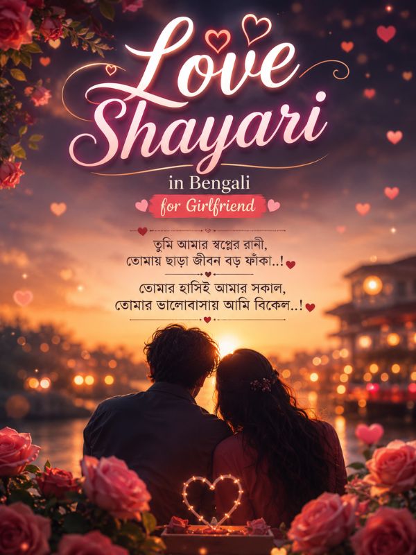 Love Shayari in Bengali for Girlfriend