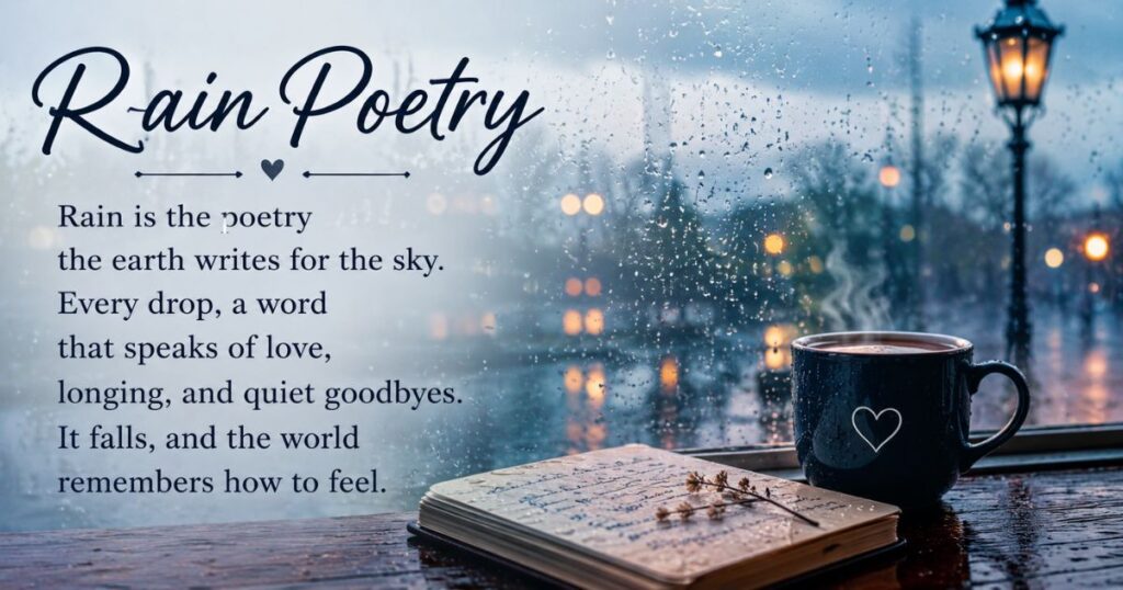 Rain poetry in english