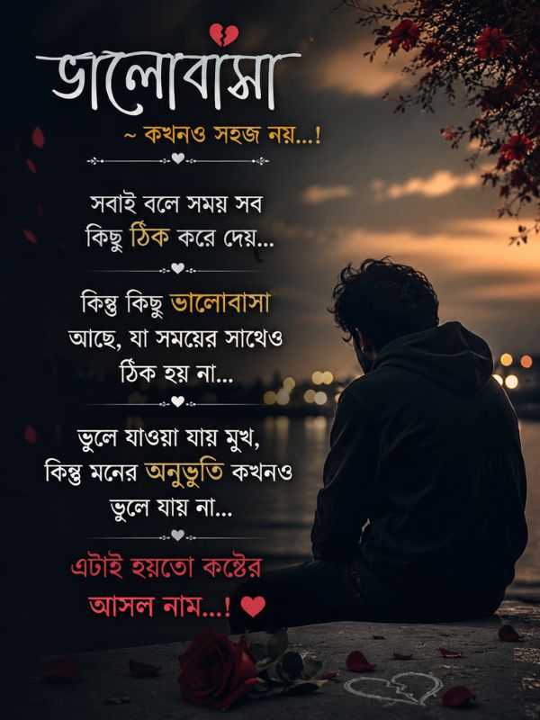 Sad Shayari Bengali Love
