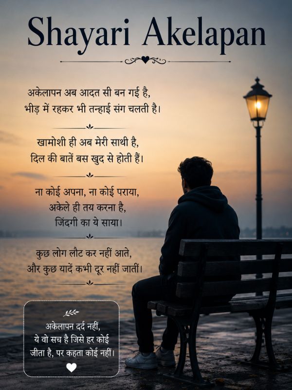 Shayari Akelapan