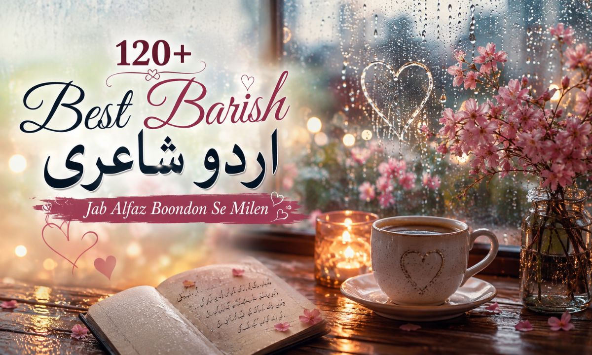 120+ Best Barish Urdu Poetry Jab Alfaz Boondon Se Milen
