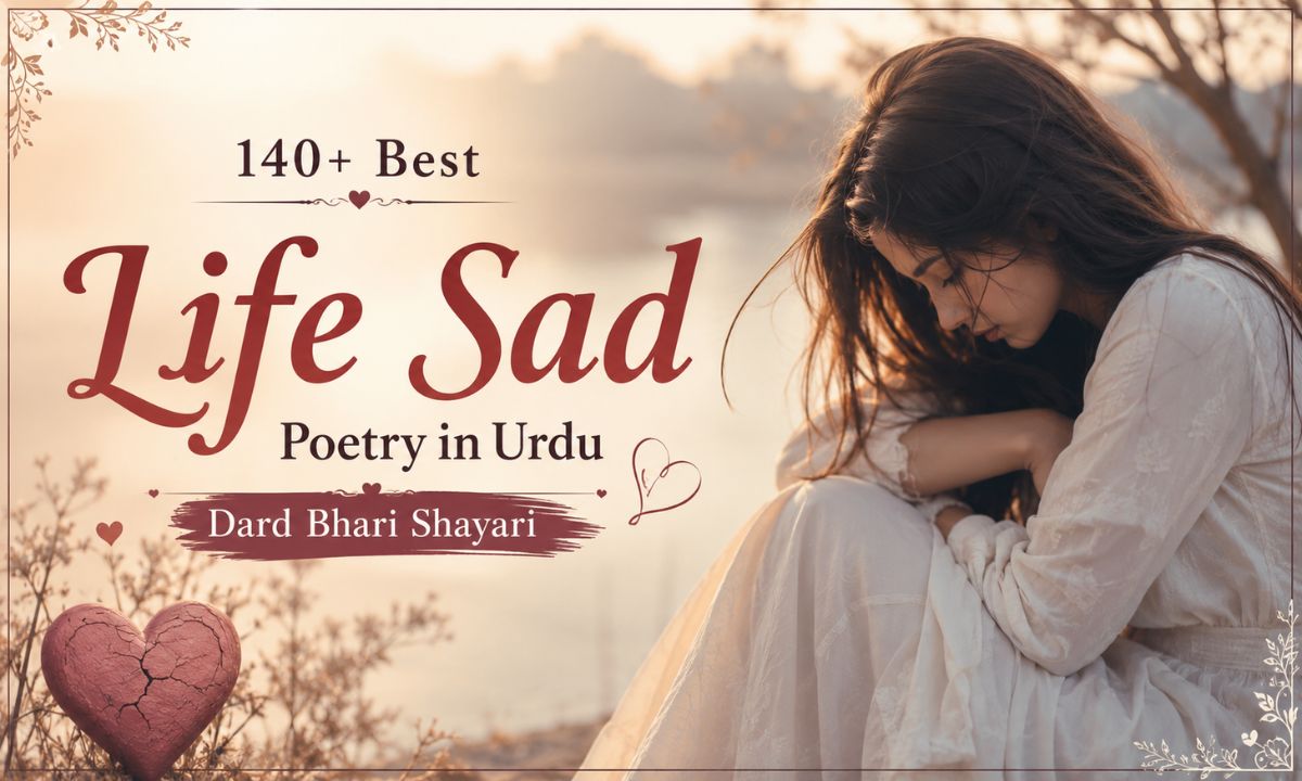 140+ Best Life Sad Poetry in Urdu – Dard Bhari Shayari