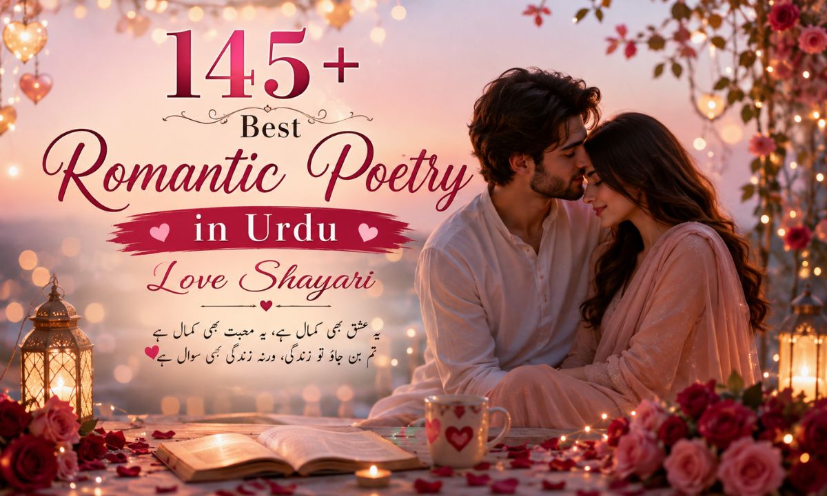 145+ Best Romantic Poetry in Urdu – Love Shayari