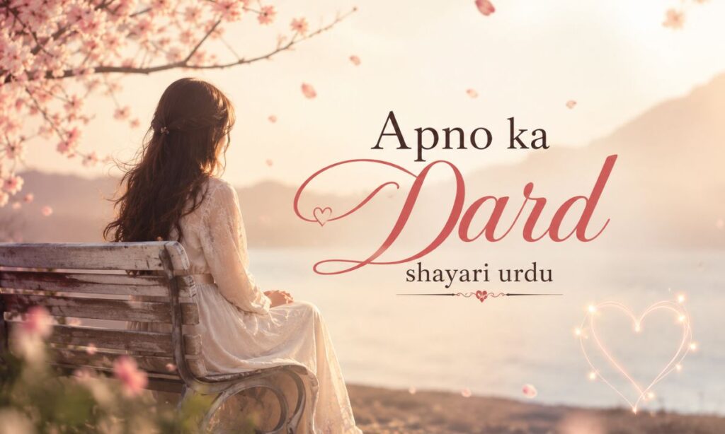 Apno ka Dard shayari urdu
