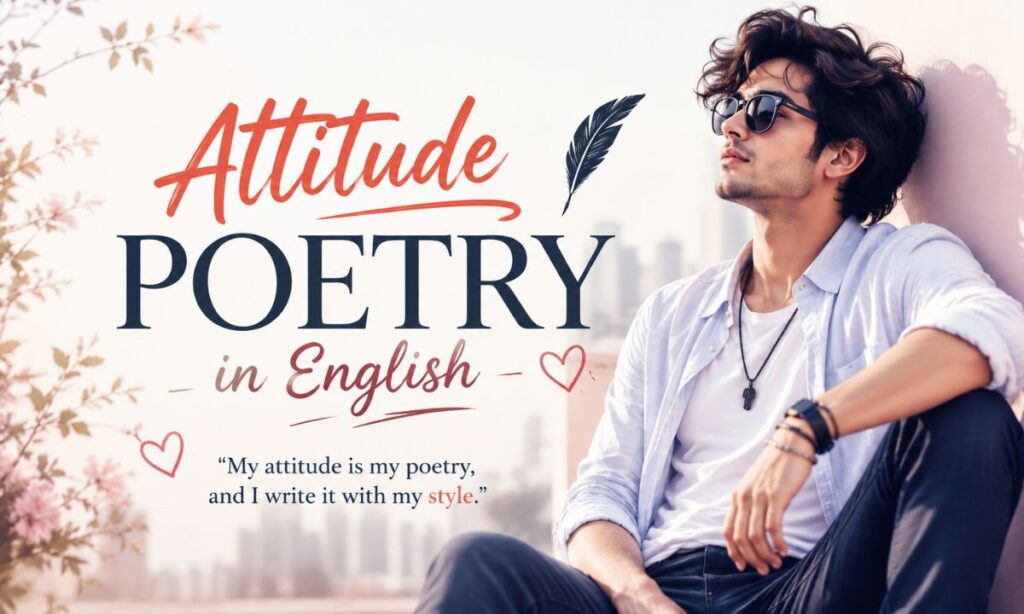 Attitude poetry in English 