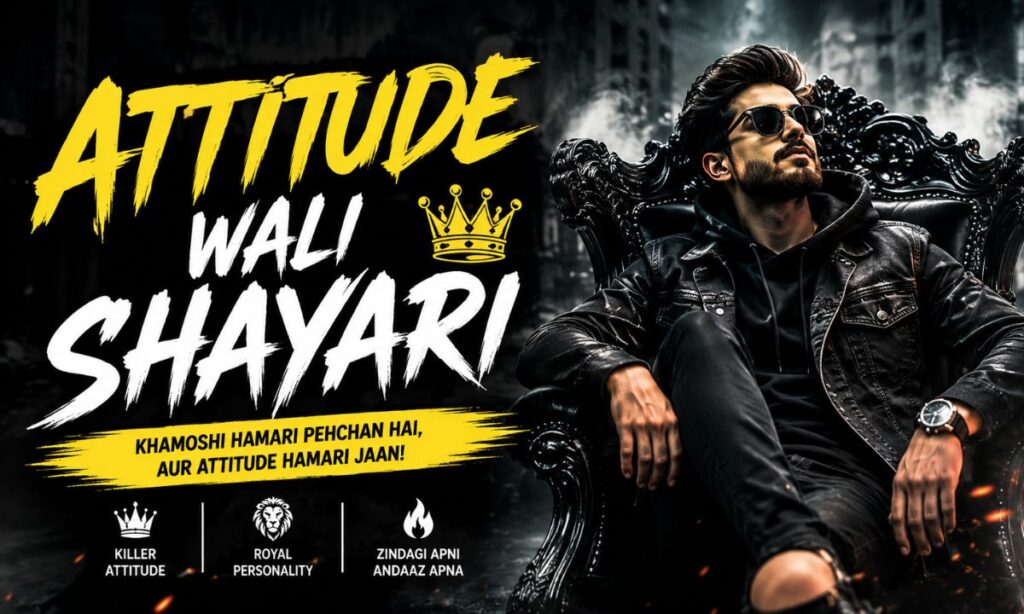 Attitude wali Shayari