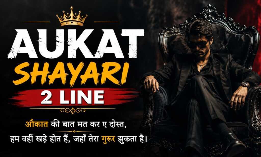Aukat Shayari 2 Line