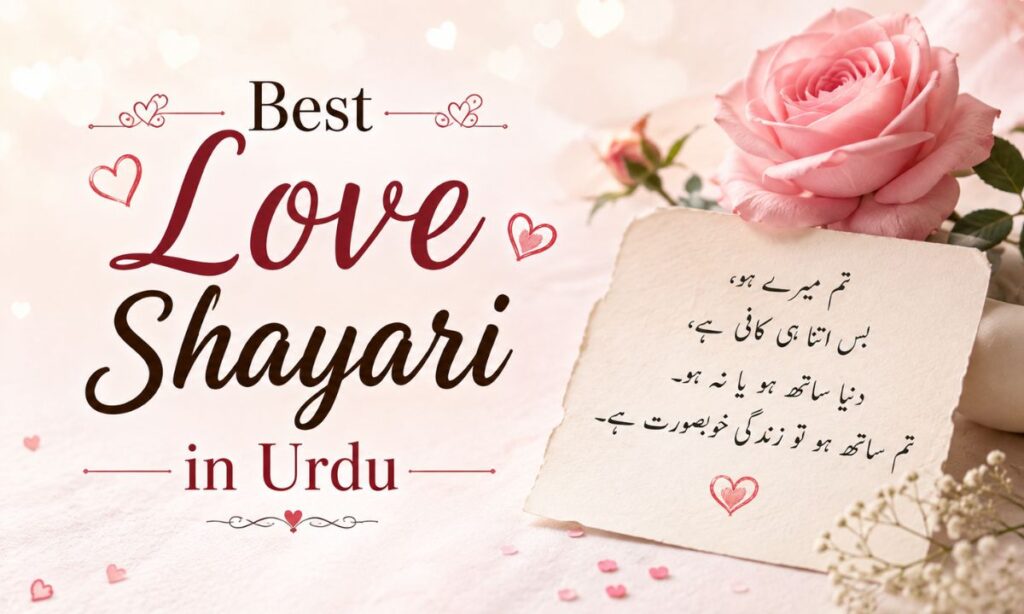 Best Love Shayari in Urdu