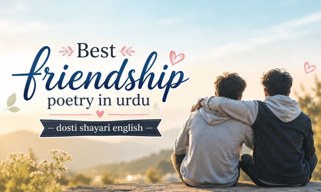 Best friendship poetry in urdu dosti shayari english