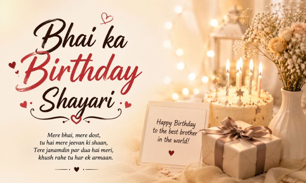 Bhai ka Birthday Shayari