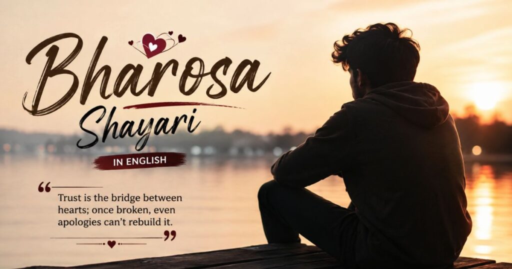 _Bharosa Shayari in English