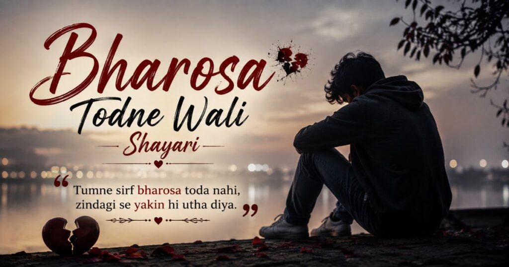 _Bharosa Todne Wali Shayari