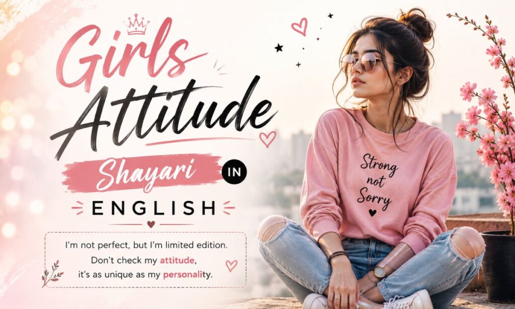 _Girls Attitude Shayari in English