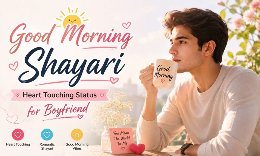 Good morning shayari heart touching status for boyfriend