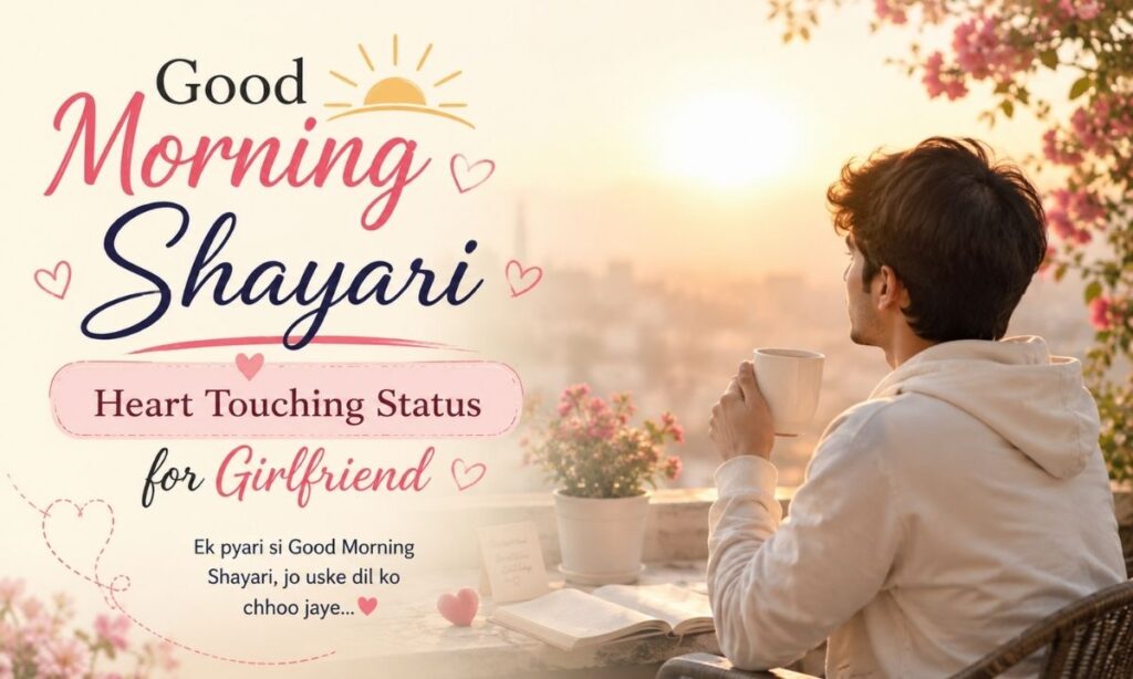 Good morning shayari heart touching status for girlfriend