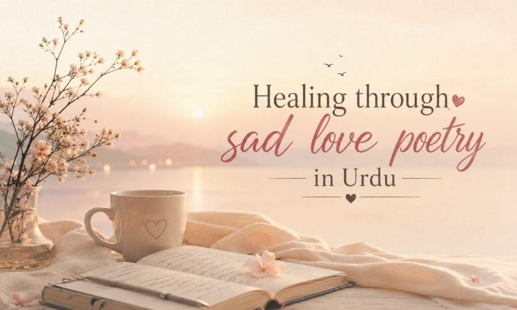 Healing through sad love poetry in Urdu