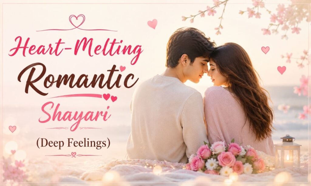 Heart-Melting Romantic Shayari (Deep Feelings)