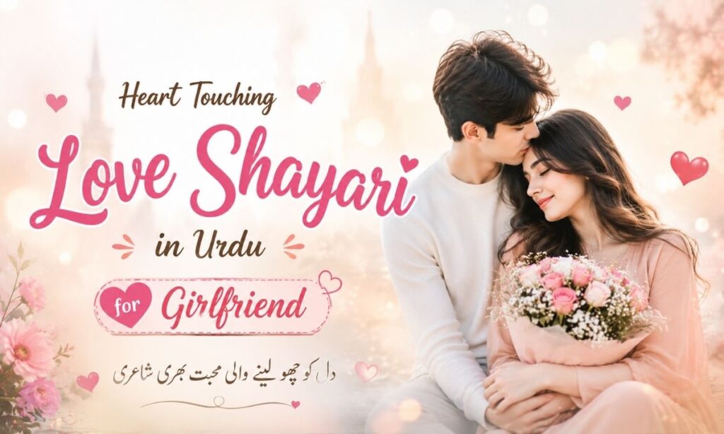 Heart Touching Love Shayari in Urdu for Girlfriend