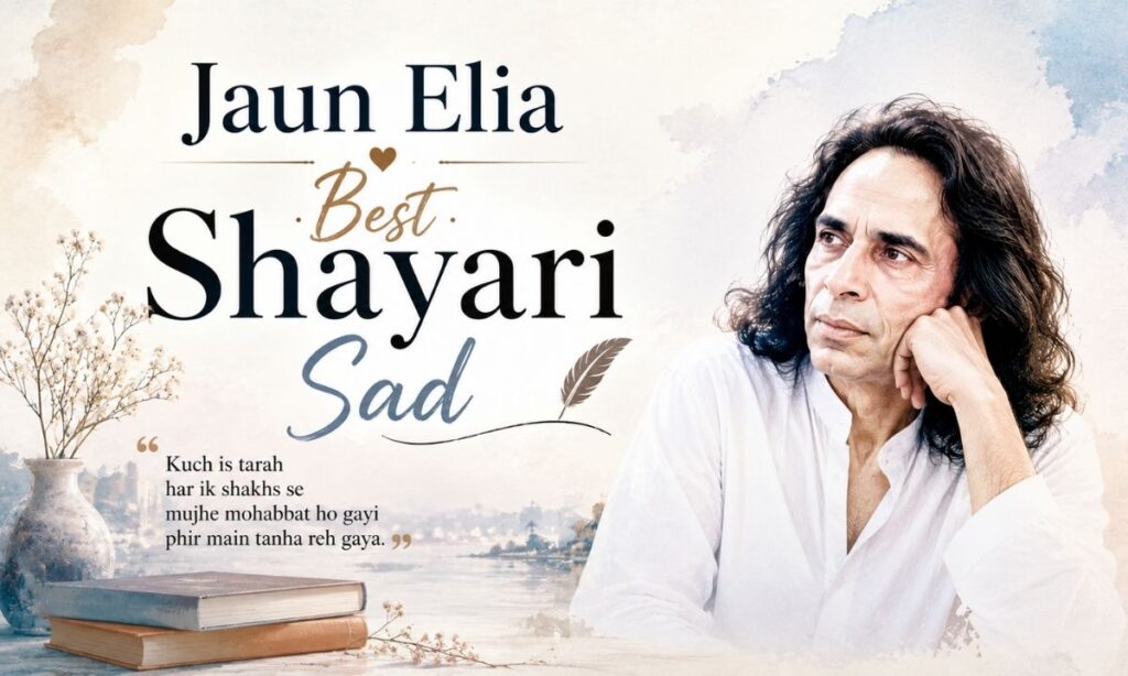 Jaun Elia Best Shayari Sad