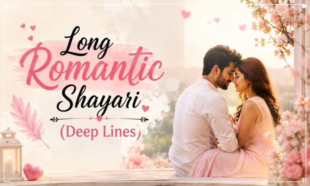 Long Romantic Shayari (Deep Lines)