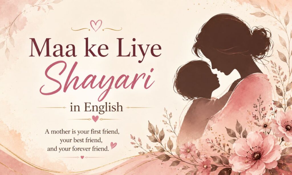 Maa ke Liye Shayari in English