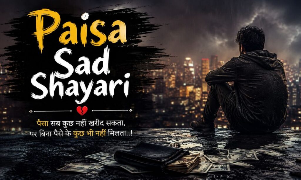 Paisa Sad Shayari