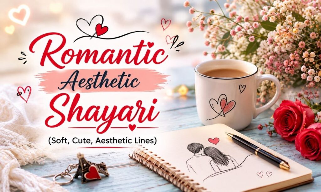 Romantic Aesthetic Shayari (Soft, Cute, Aesthetic Lines)