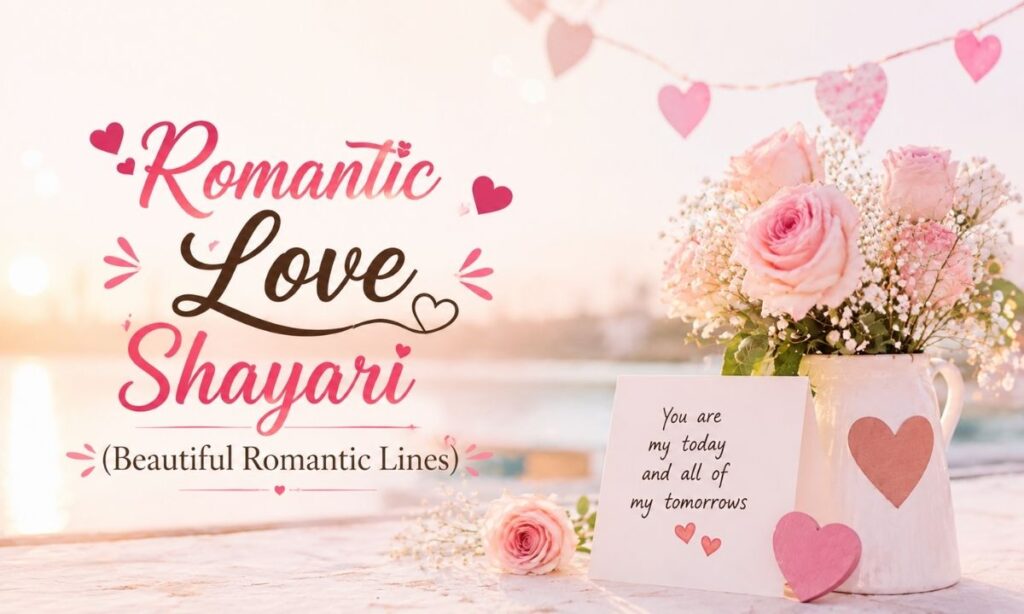 Romantic Love Shayari (Beautiful Romantic Lines)