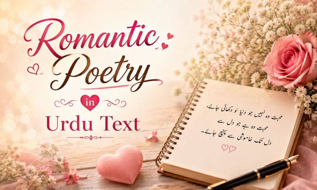 Romantic Poetry in Urdu Text
