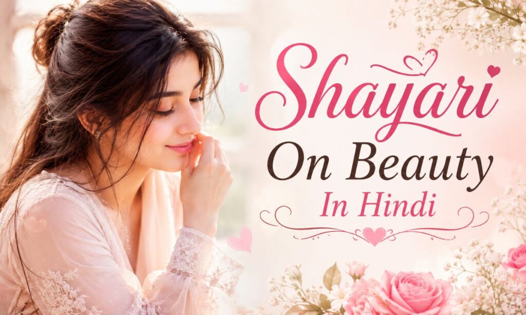 Shayari On Beauty In Hindi