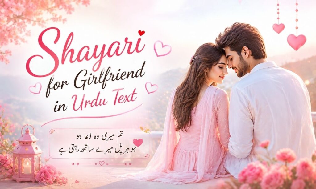 Shayari for Girlfriend in Urdu Text