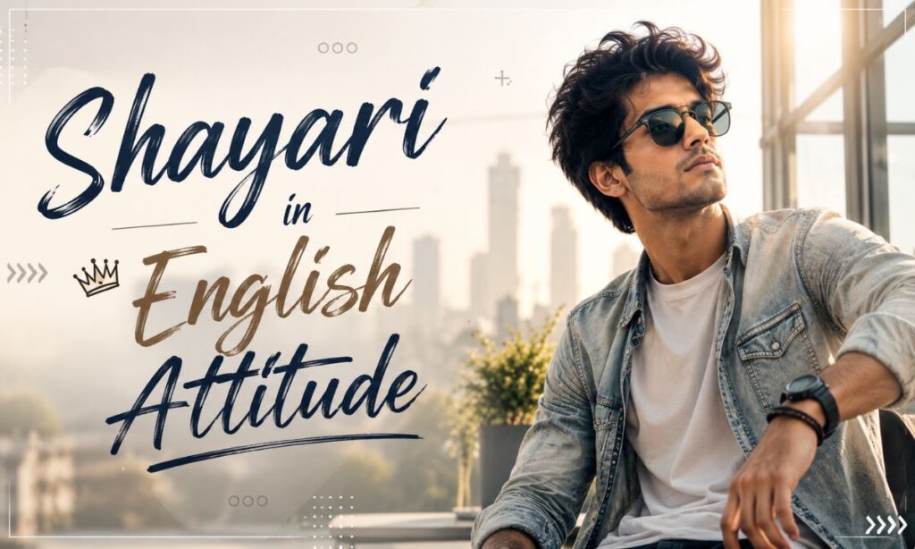 _Shayari in English Attitude