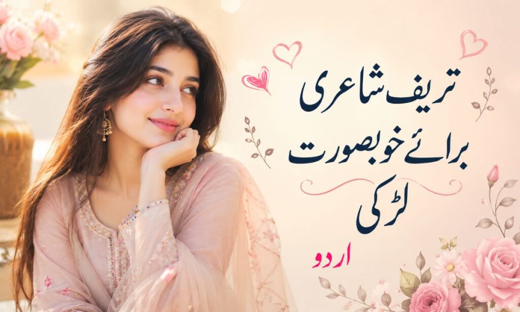 Tareef Shayari for Beautiful Girl in Urdu