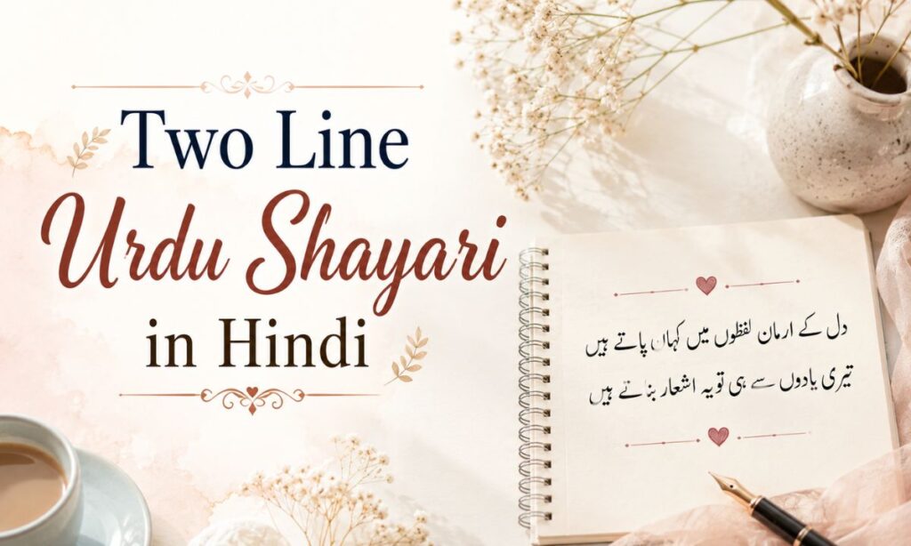 Two Line Urdu Shayari in Hindi
