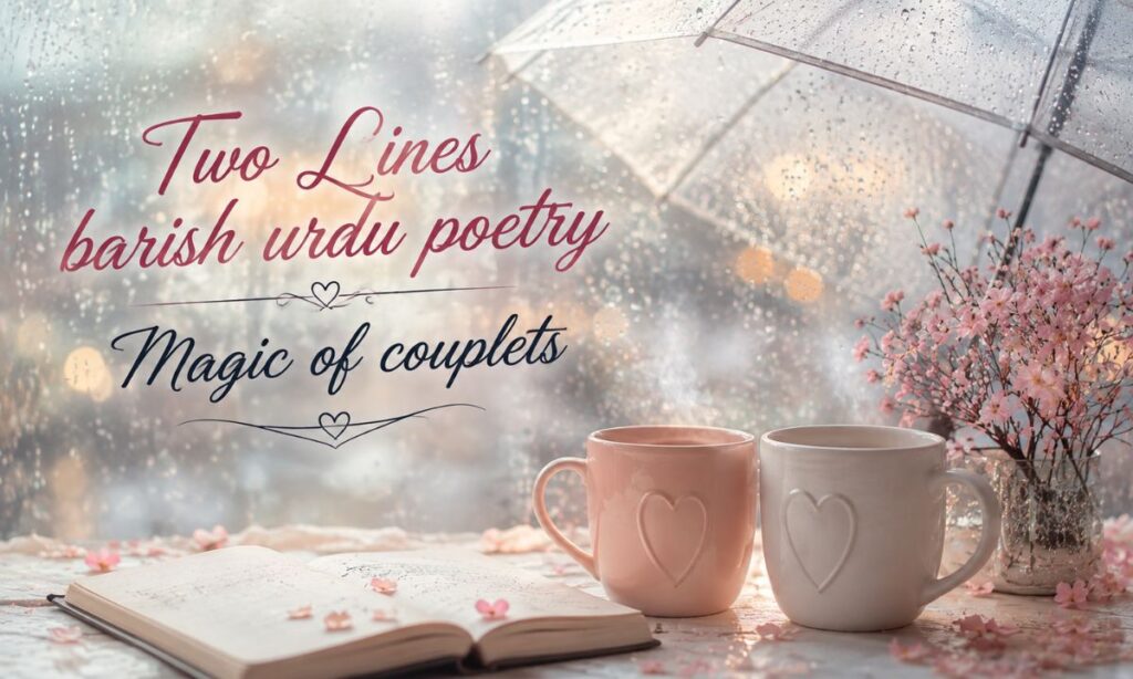 Two Lines barish urdu poetry – Magic of couplets