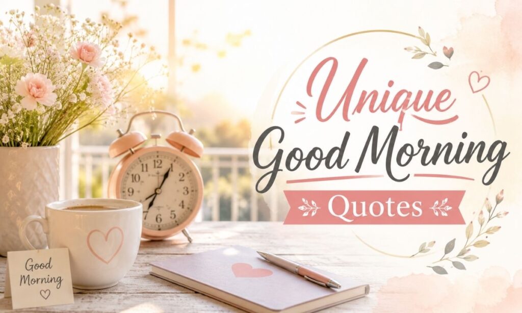 Unique Good Morning Quotes