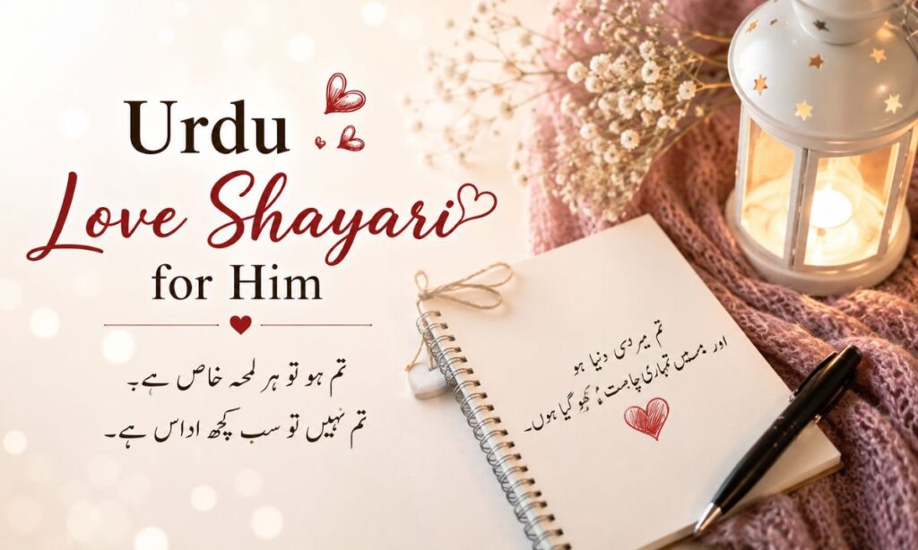 Urdu Love Shayari for Him