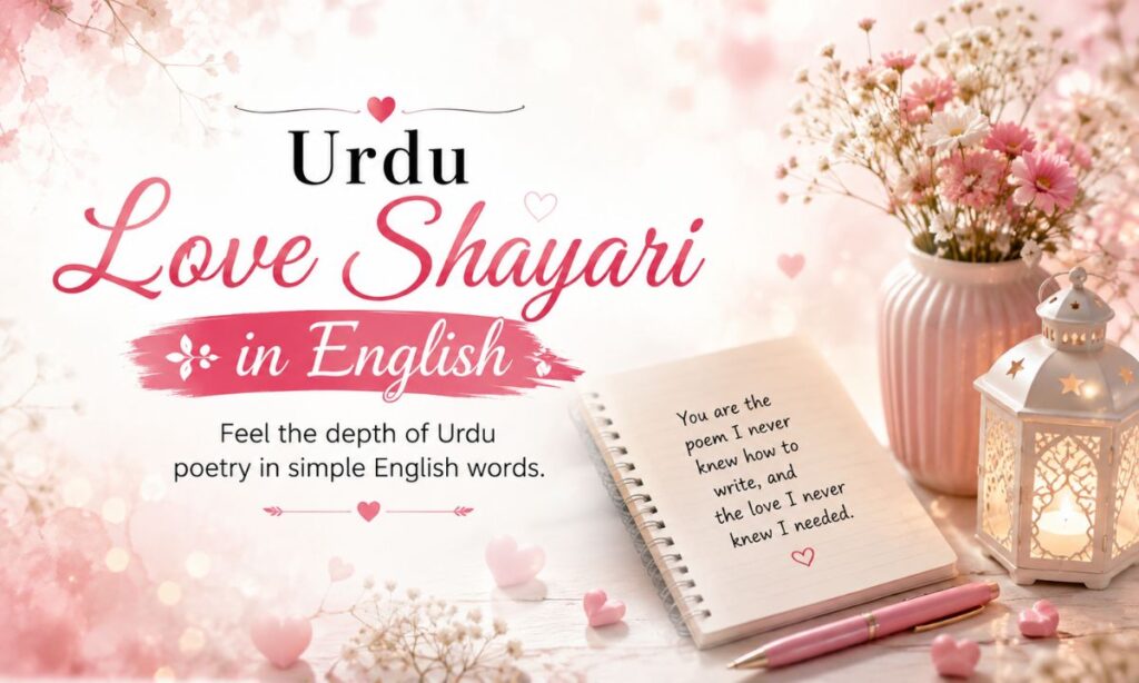 Urdu Love Shayari in English
