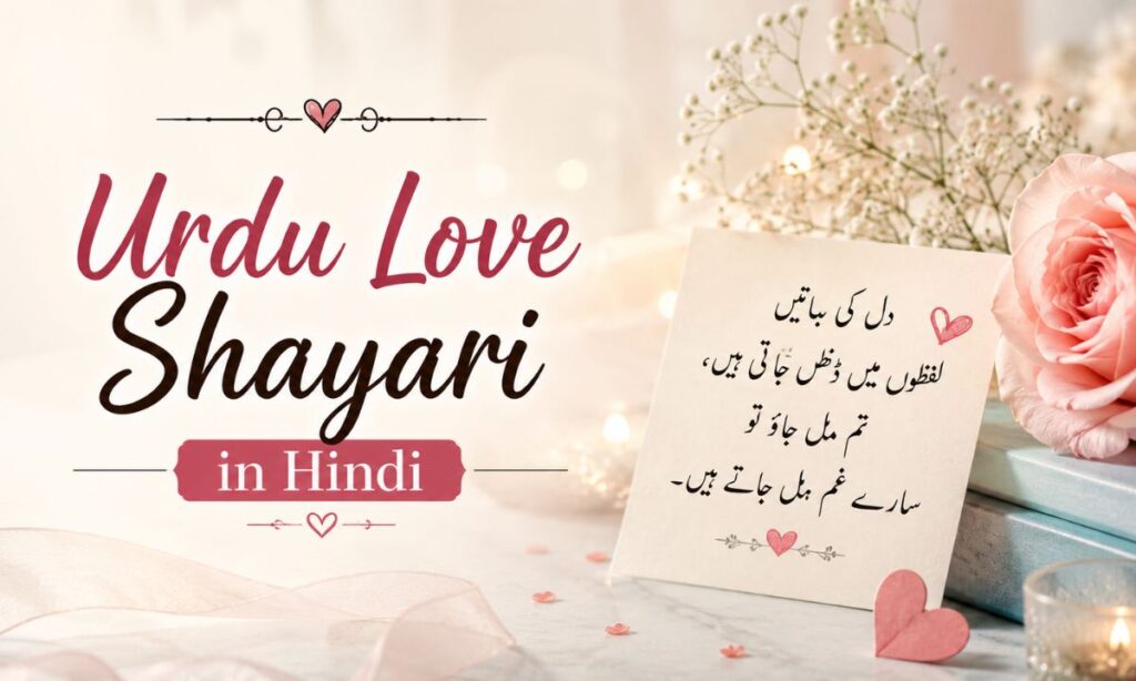 Urdu Love Shayari in Hindi