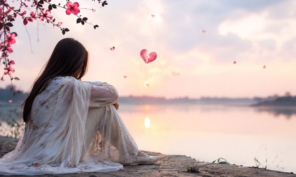 Urdu poetry 2 lines text sad love